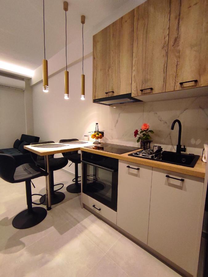 Poseidonas Luxury Apartment Platanes  Bagian luar foto